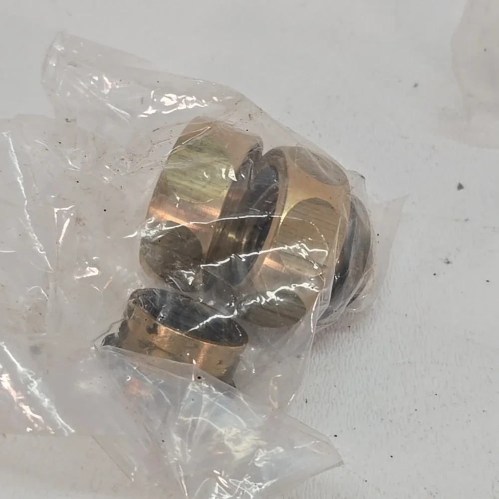 The American Brass Manufacturing Co. Brass 2-valve Tub Filler Threaded Escutcheo